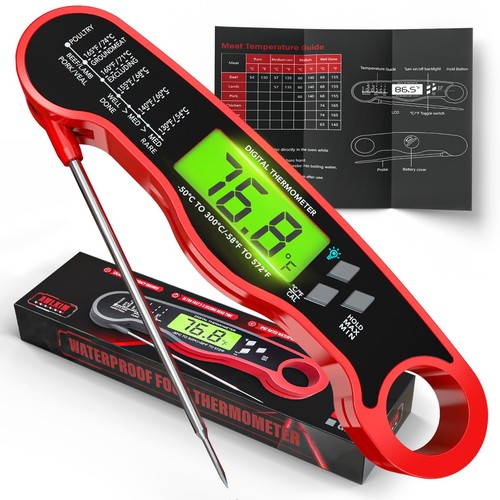 Internal meat thermometer long - meat,