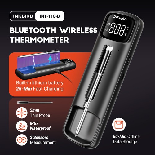 Wireless bbq meat thermometer - wireless,