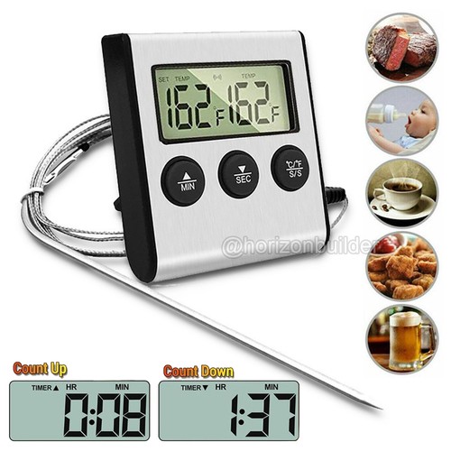 Digital meat thermometer - meat,