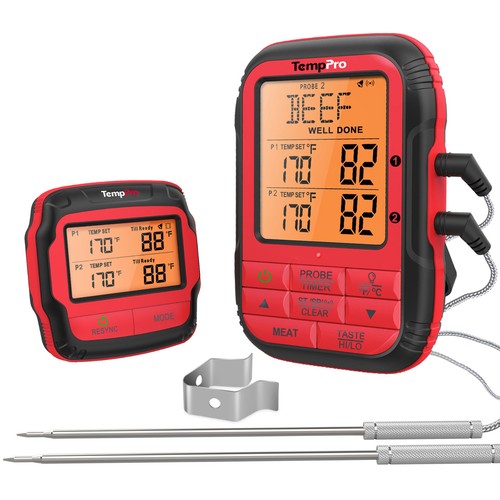 Temppro tp828bw wireless meat - tp828bw,