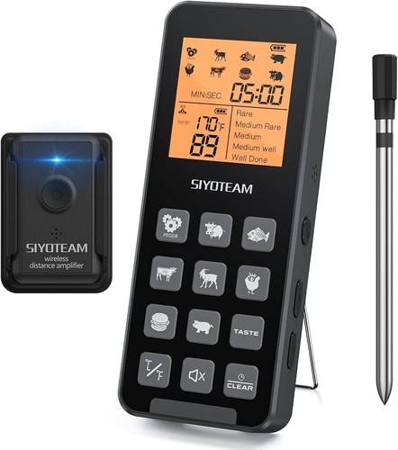 Wireless meat thermometer - meat,