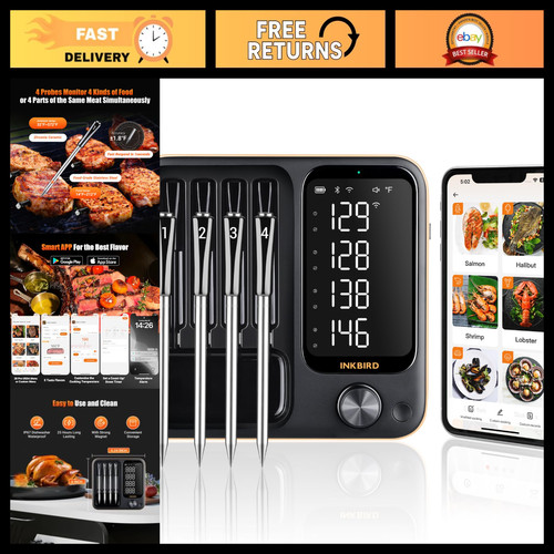 Probe wireless meat - 4-probe,