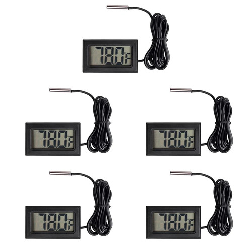 5pcs black digital lcd - digital,