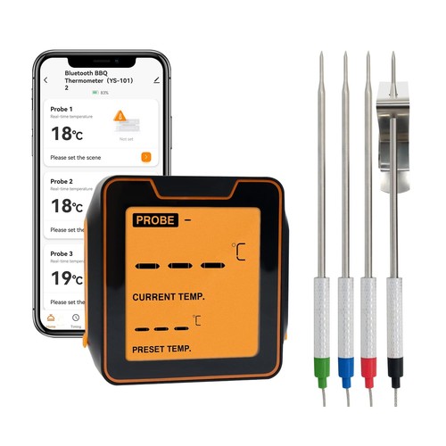 Digital meat thermometer with - digital,